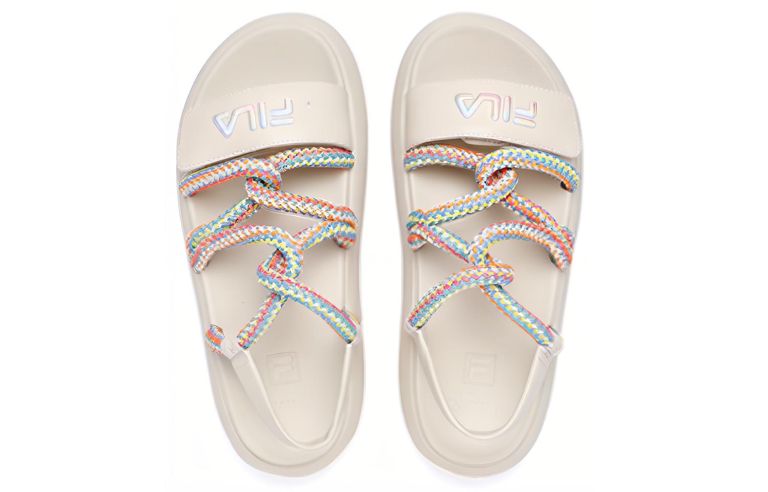 Сандалии женские FILA Churro Life Casual Shoes белые, 39 EU