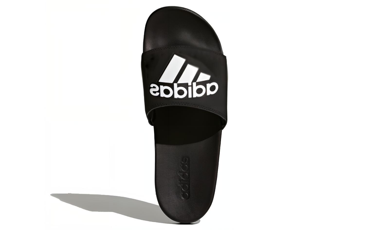 Шлепанцы унисекс Adidas Adilette CloudFoam Plus черные, 40 2/3 EU