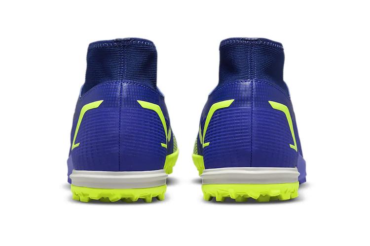Бутсы мужские Nike Mercurial Superfly 8 Academy TF Turf синие, 40 EU