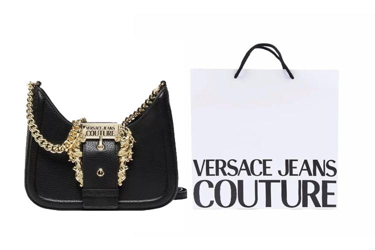 Плечевая сумка женская VERSACE JEANS COUTURE черная