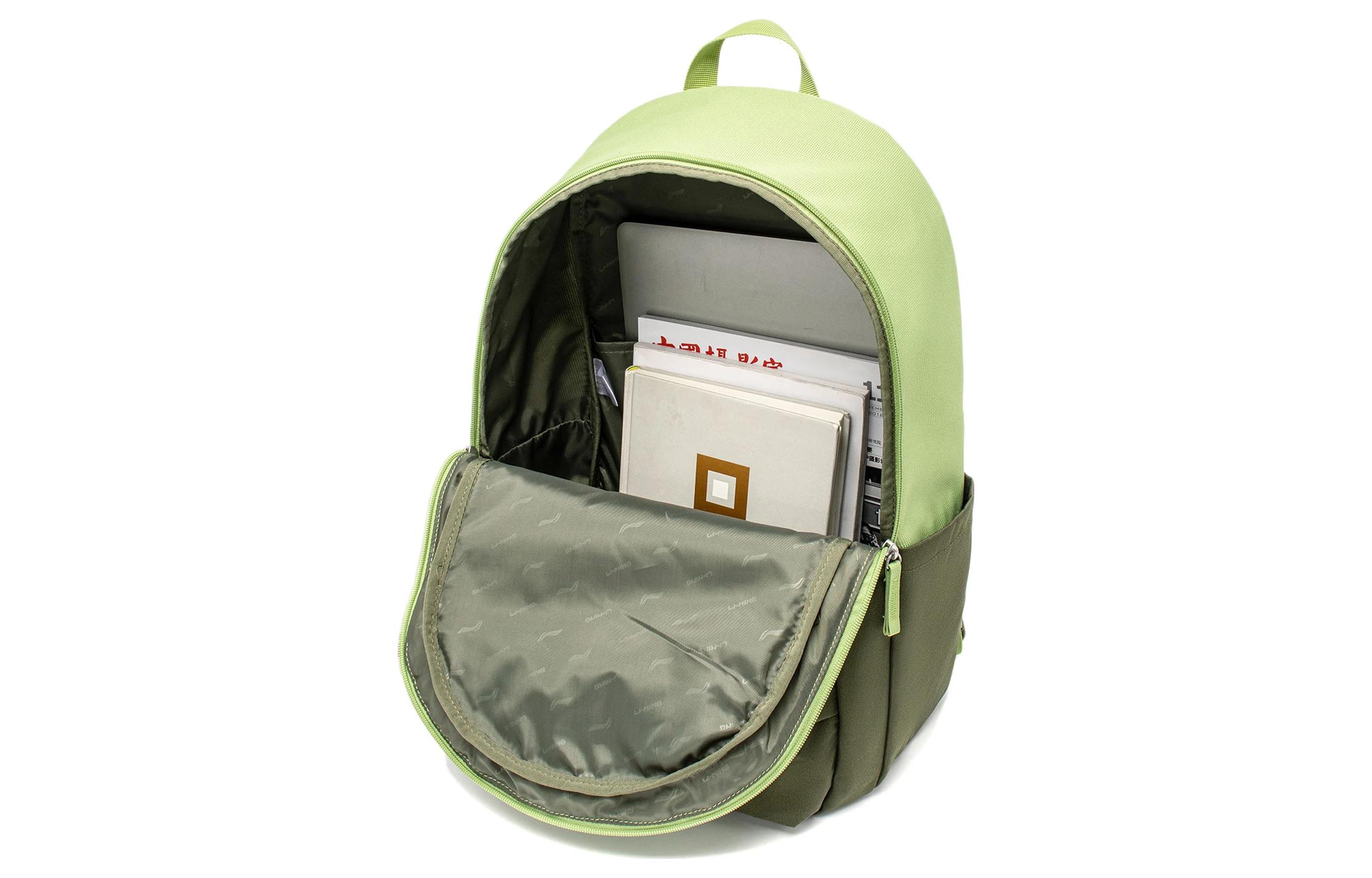 Сумка-рюкзак унисекс LiNing Sports Life зелёный, регулярный размер