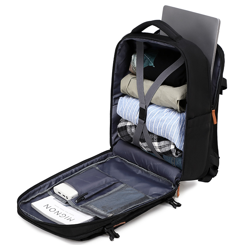 Рюкзак для ноутбука унисекс Victorian traveler Oxford черный, экрю