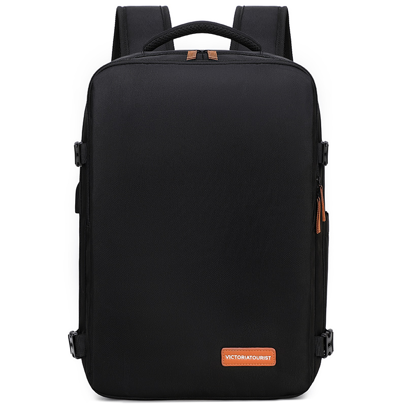 Рюкзак для ноутбука унисекс Victorian traveler Oxford черный, экрю