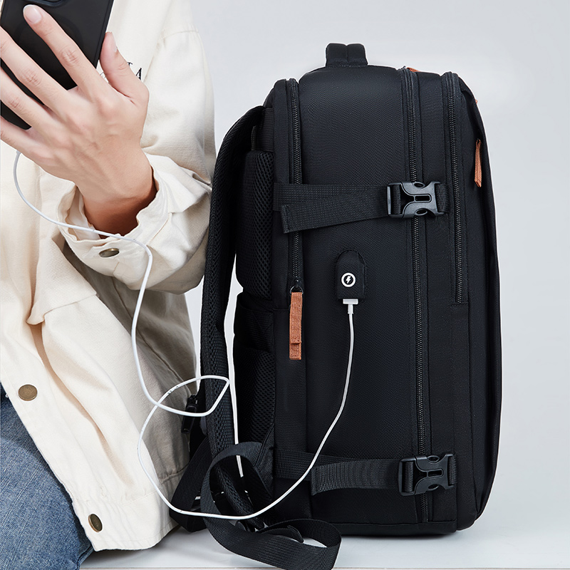 Рюкзак для ноутбука унисекс Victorian traveler Oxford черный, экрю