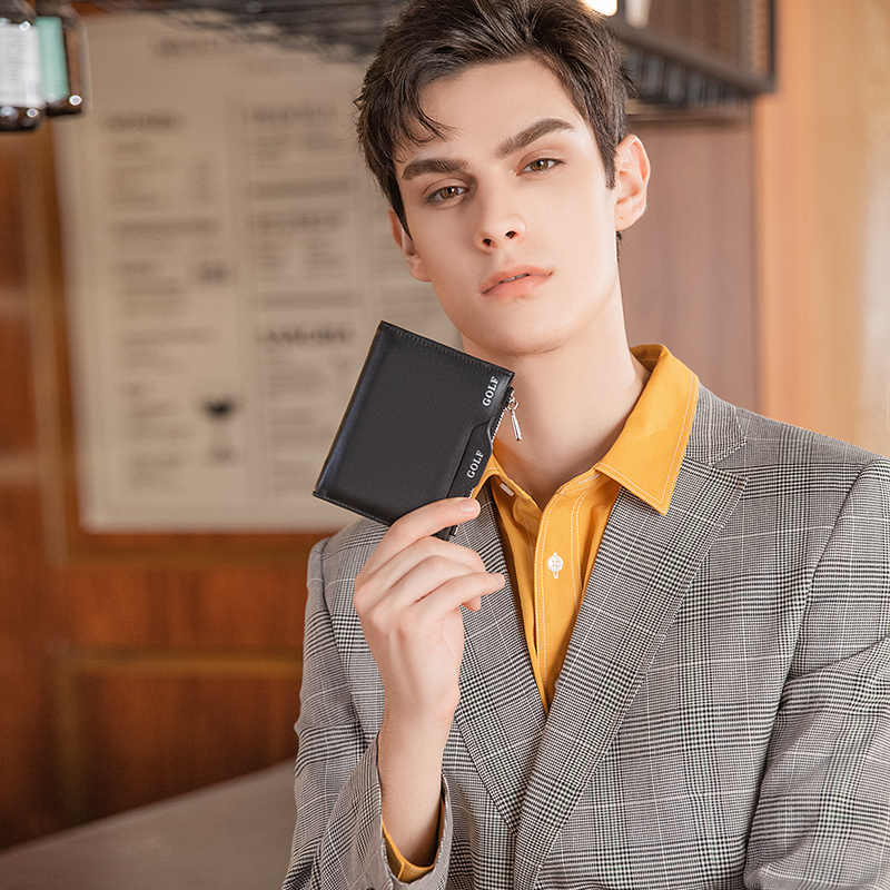 Кошелек мужской GOLF Q021822 черный