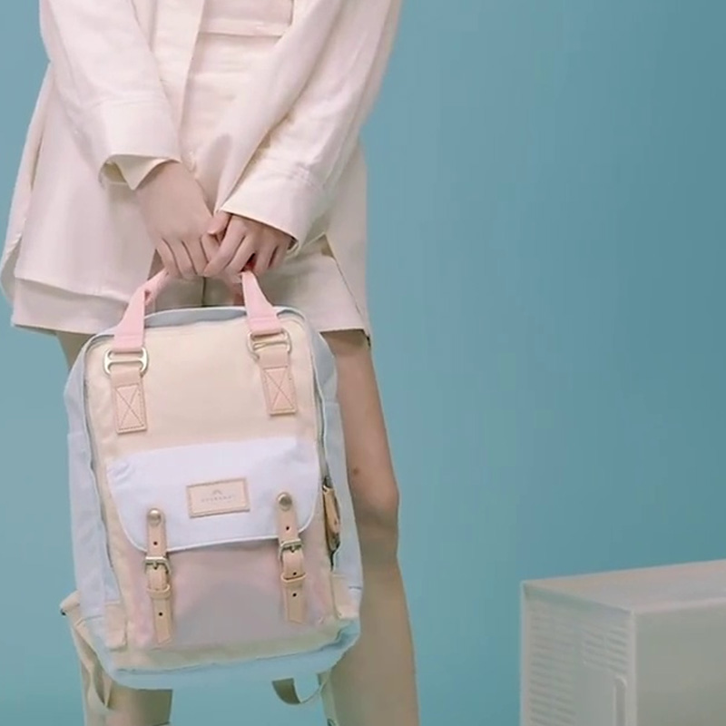 Рюкзак женский Doughnut D010-0259-F cream x ice blue x cherry blossom