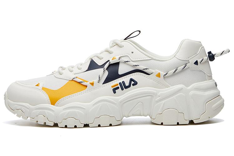 Кеды мужские FILA Cat Claw Low Top белые, синие, желтые, 42.5 EU