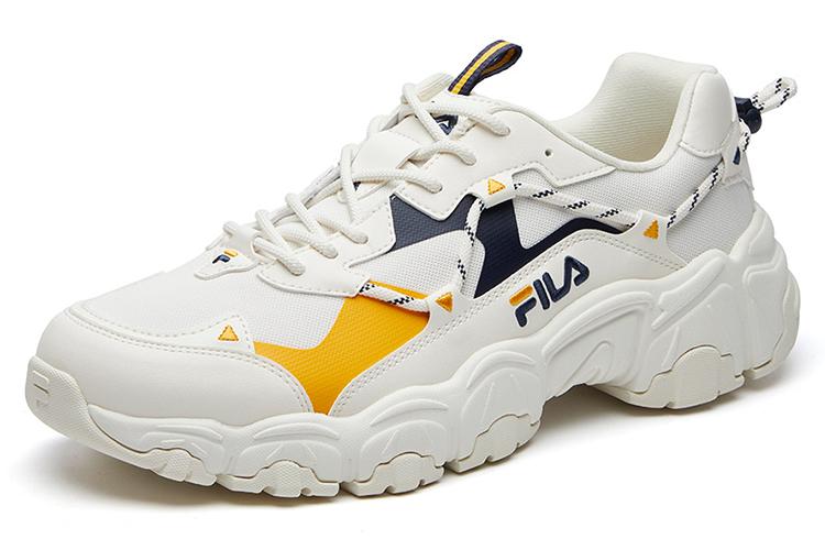 Кеды мужские FILA Cat Claw Low Top белые, синие, желтые, 42.5 EU