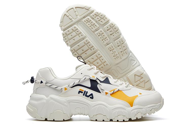 Кеды мужские FILA Cat Claw Low Top белые, синие, желтые, 42.5 EU