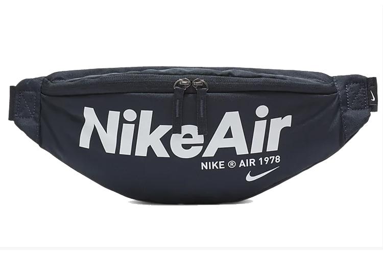 Сумка унисекс Nike Heritage Hip Pack темно-синяя
