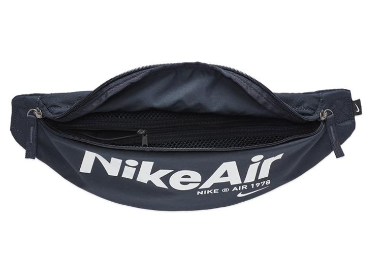 Сумка унисекс Nike Heritage Hip Pack темно-синяя