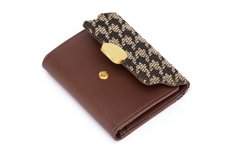 Кошелек женский Simvay Clos Fabric коричневый