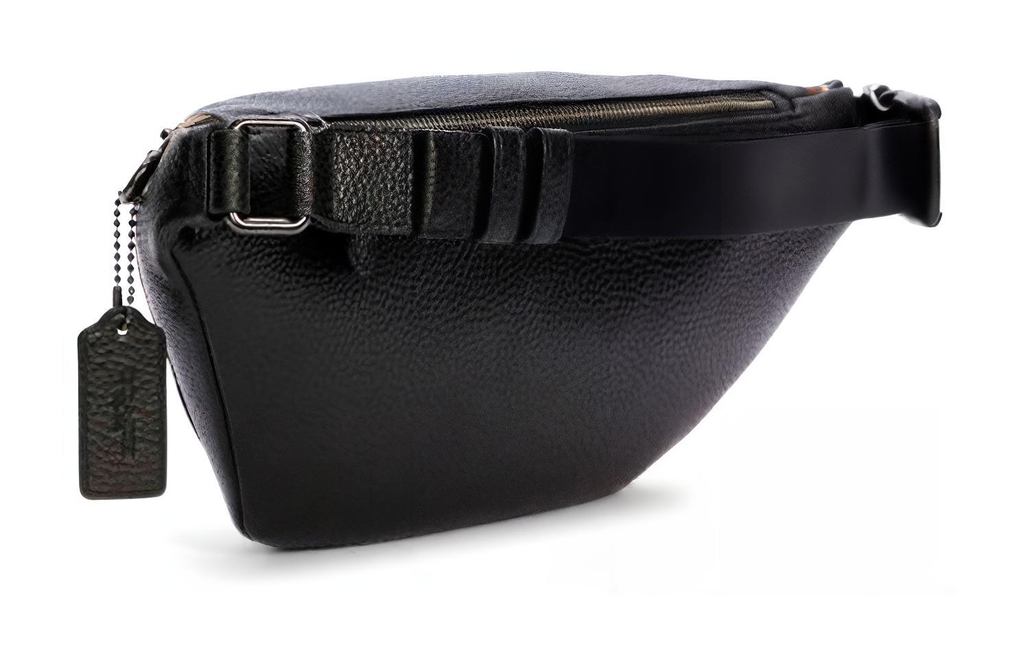 Сумка мужская COACH Warren многоцветная, хаки и коричневая