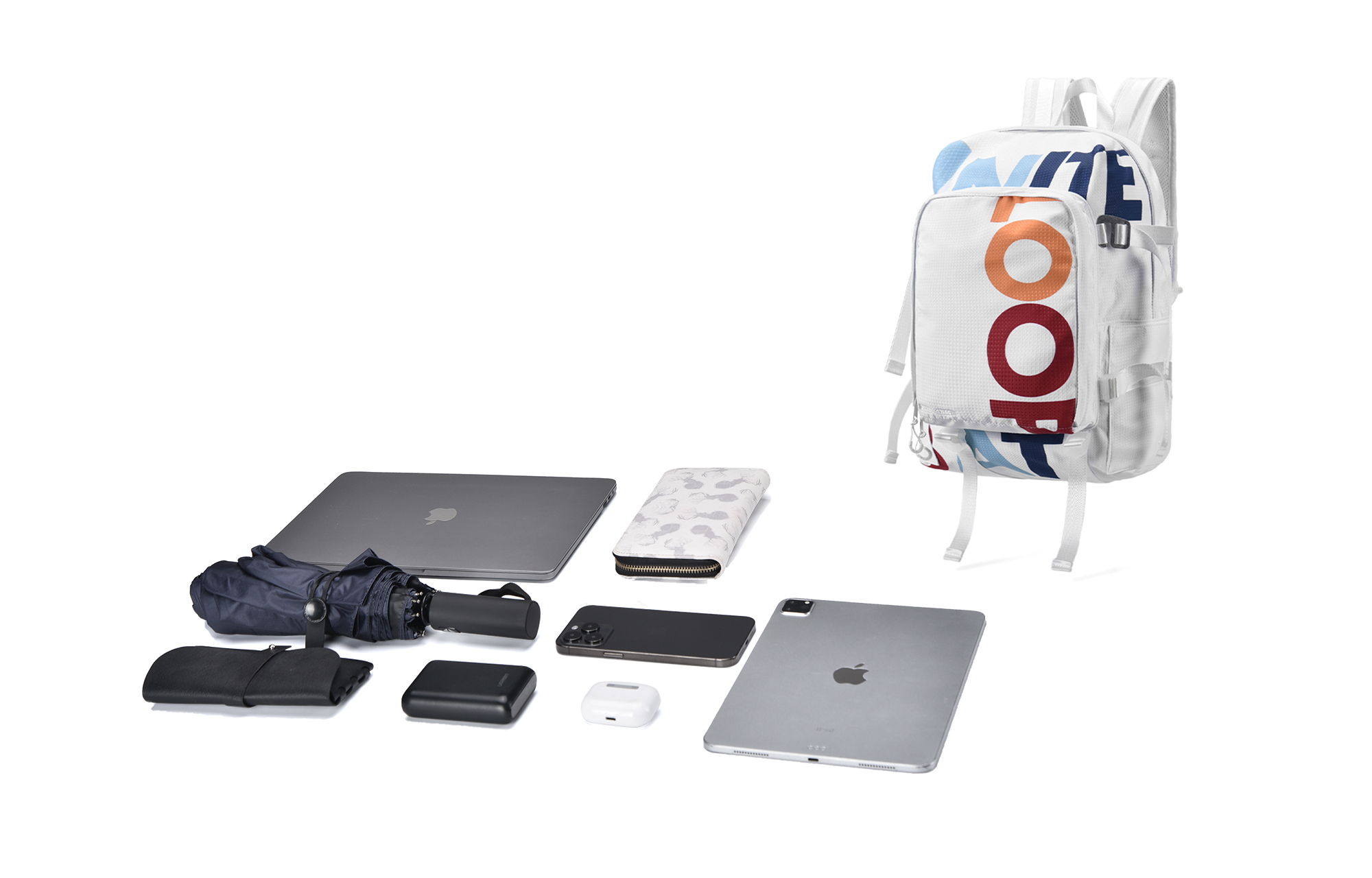 Рюкзак унисекс FINITE LOOP K1026-X многоцветный, размер Regular