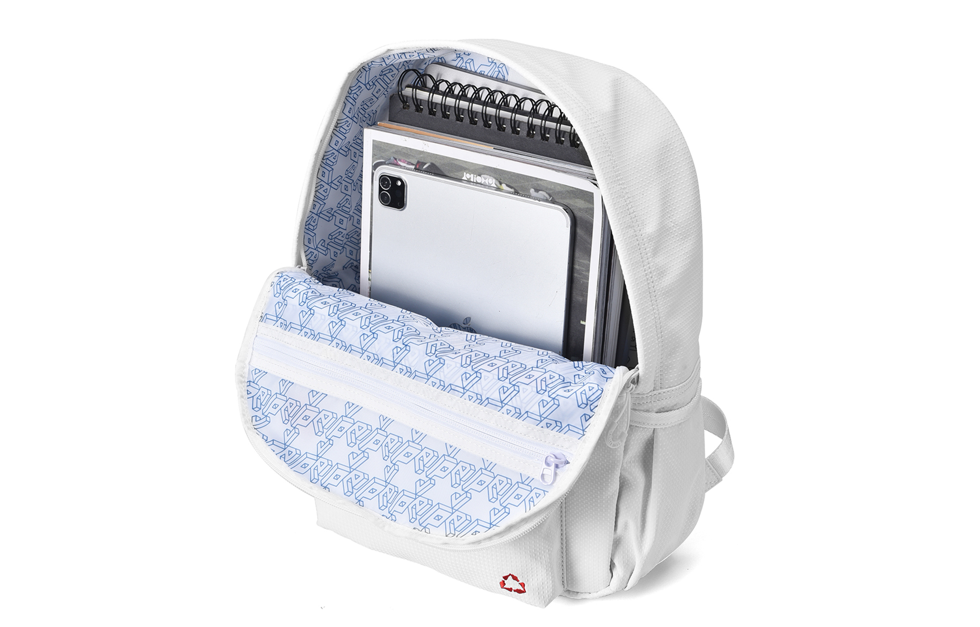 Рюкзак унисекс FINITE LOOP K1021-X белый