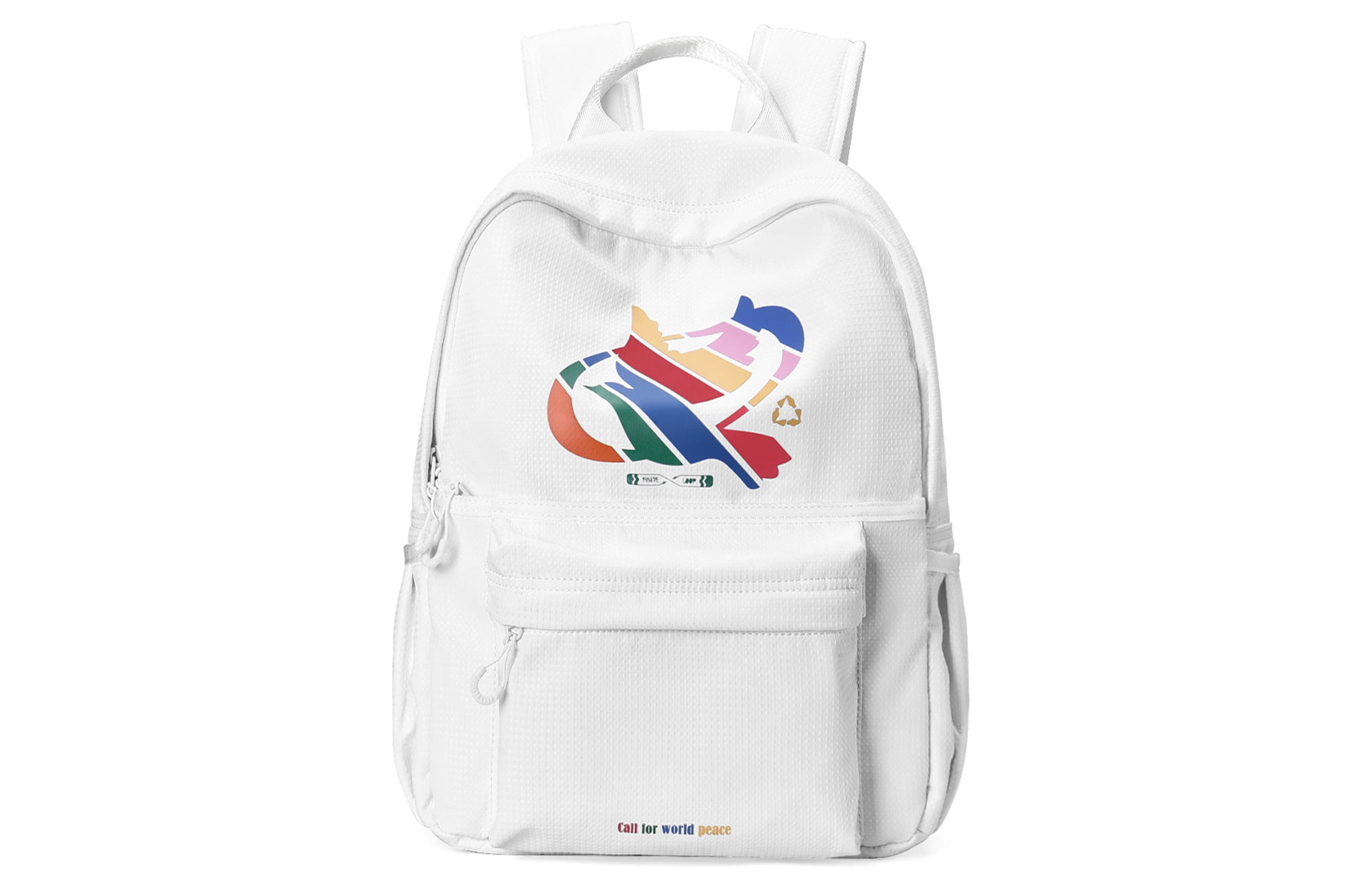 Рюкзак унисекс FINITE LOOP K1021-X белый