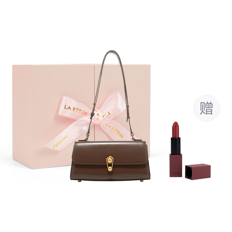 Сумка женская LA FESTIN Baguette кремовый/белый/черный/коричневый/вишневый, цвет: burgundy