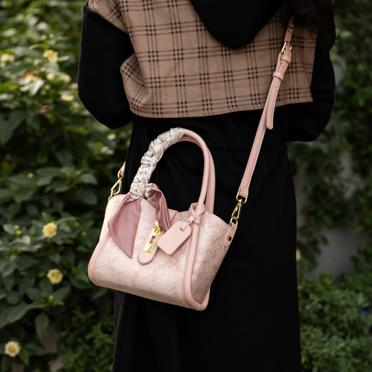 Сумка женская MACKJANICE WS-L9501 пудрового цвета