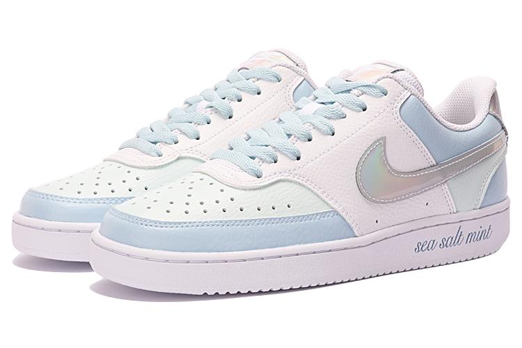 Кеды женские Nike Court Vision 1 синий и зелёный, 38.5 EU