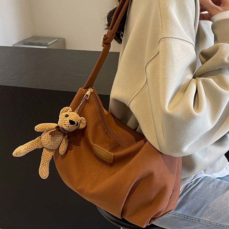 Сумка унисекс Duoluplo Doron Paul бежевый, красный, коричневый