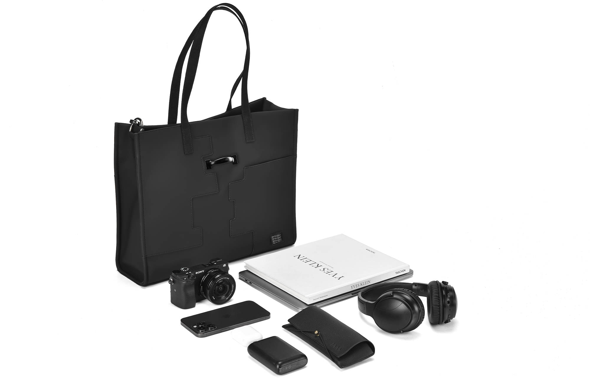 Сумка унисекс EPIPHQNY черная, среднего размера