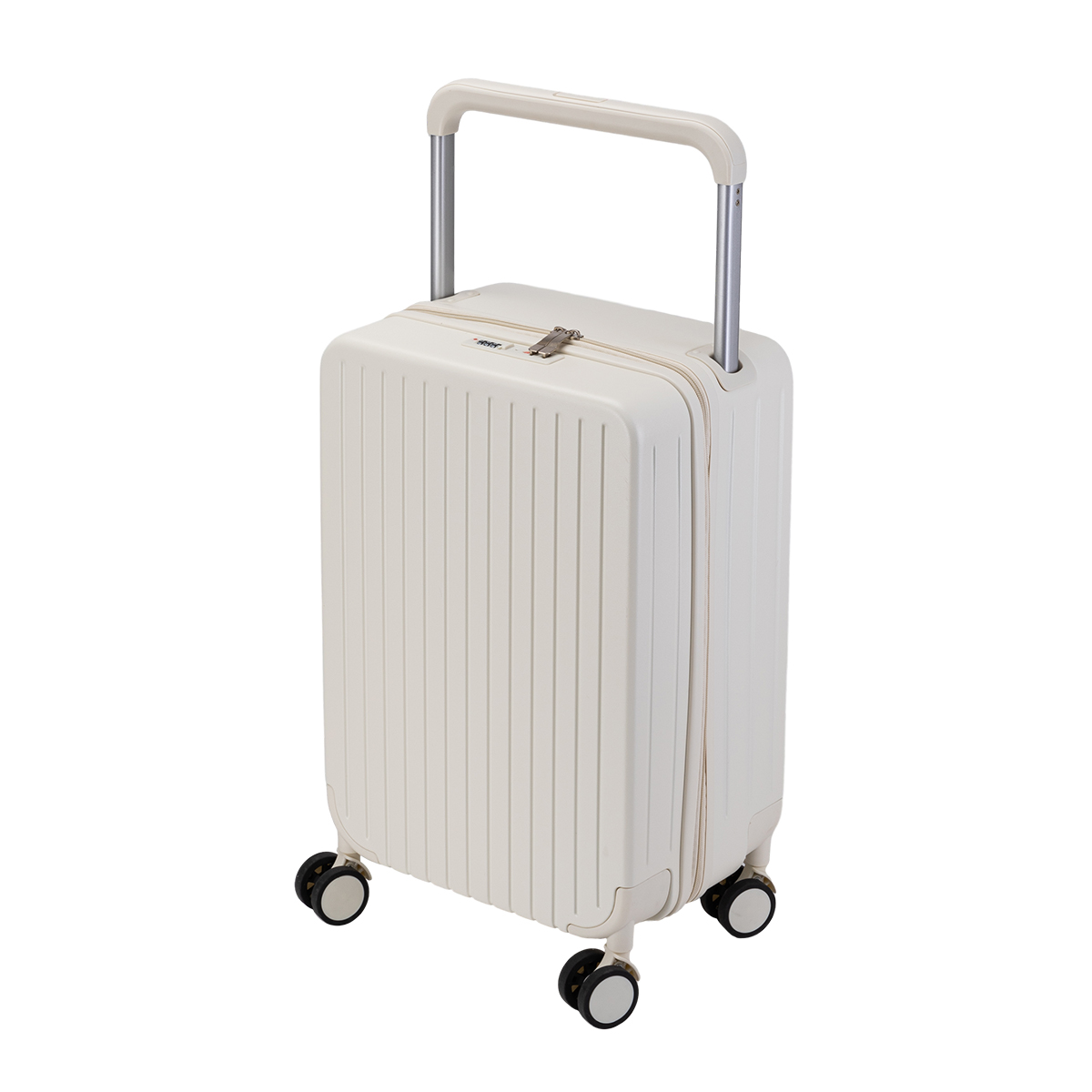 Чемодан унисекс TGURU Password Box белый, 22 inches EU