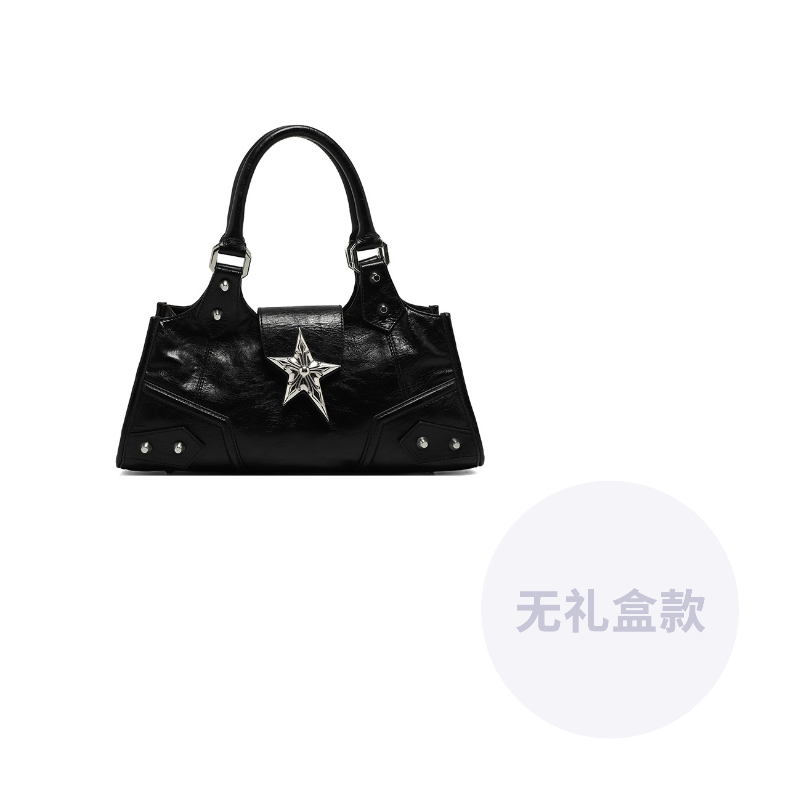 Сумка женская JACD Biker Bag черная, серебристая, фиолетовая