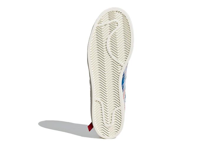 Кеды унисекс Adidas Atmos X Three Tides Tattoo X Superstar Mt Fuji белые, 44 EU