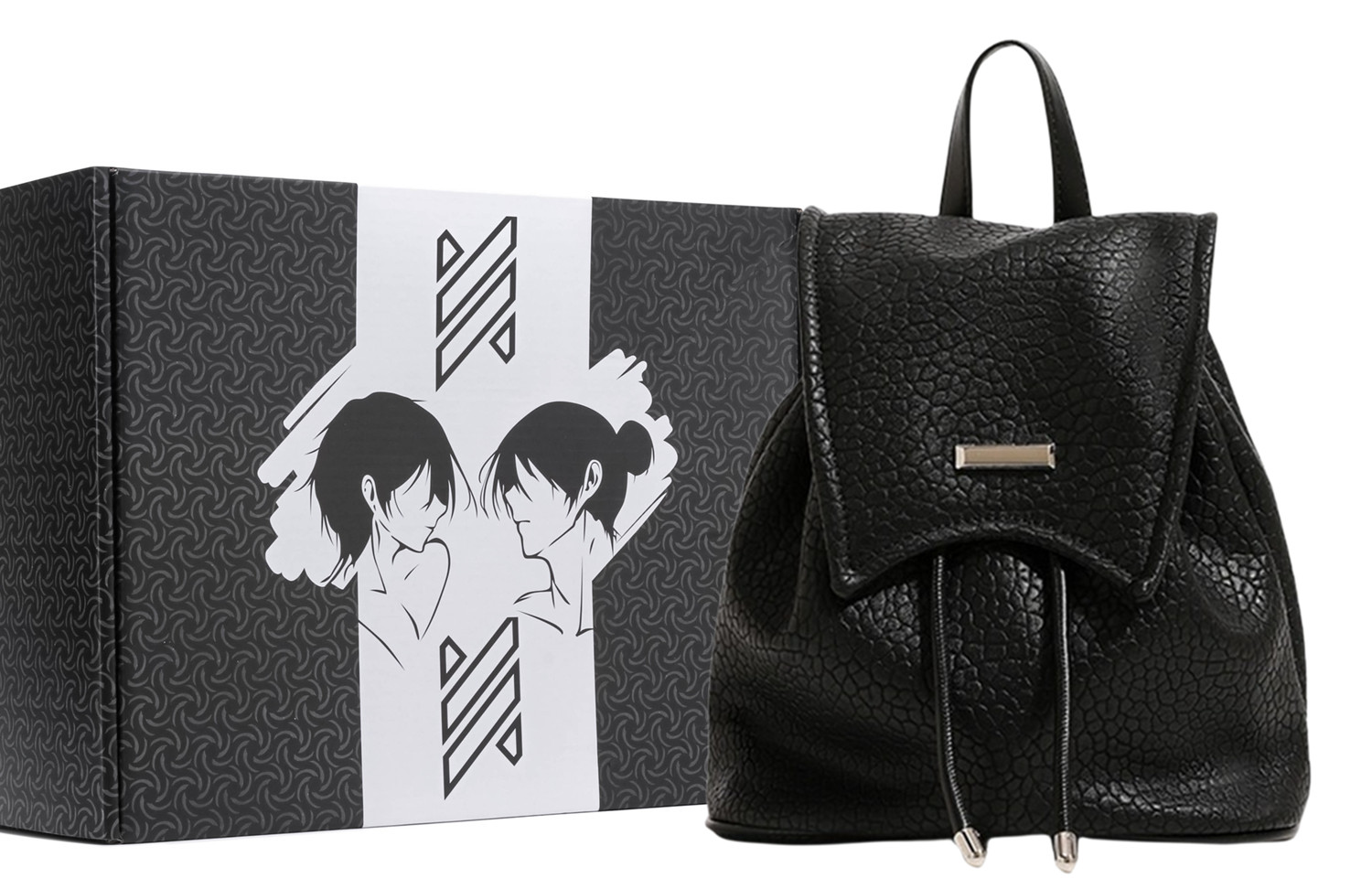 Сумка-рюкзак женский NOMK Regular серебристый