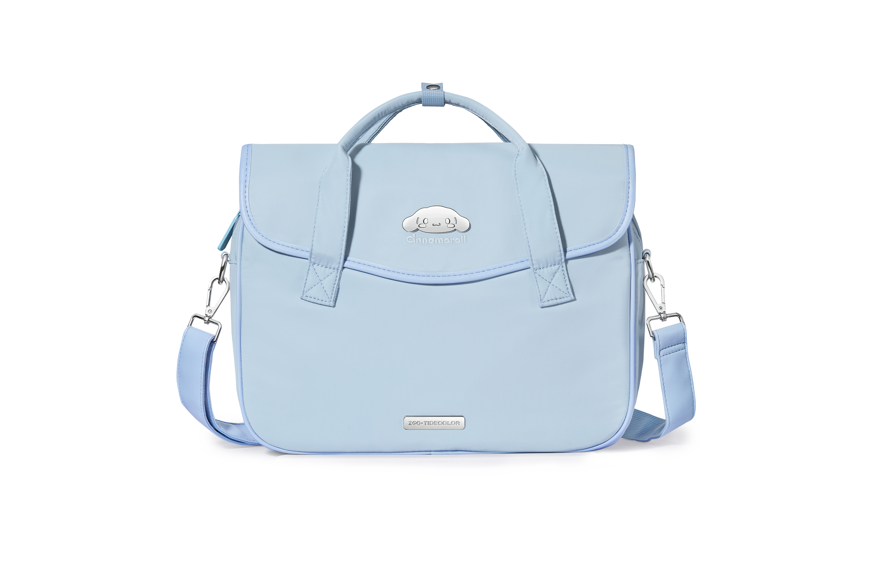 Сумка для ноутбука унисекс Zgo Yugui Dog PU светло-голубая