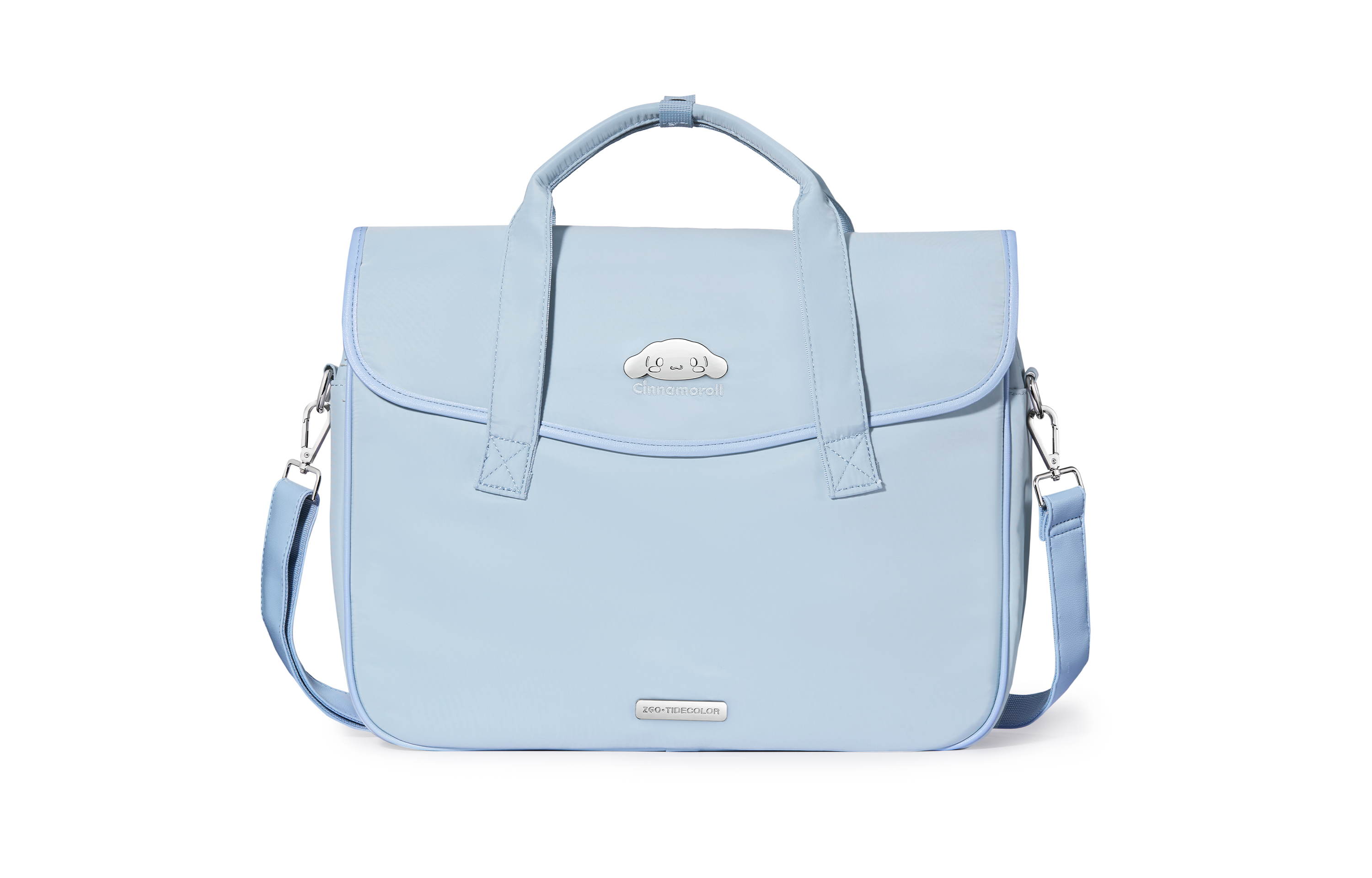 Сумка для ноутбука унисекс Zgo Yugui Dog PU светло-голубая