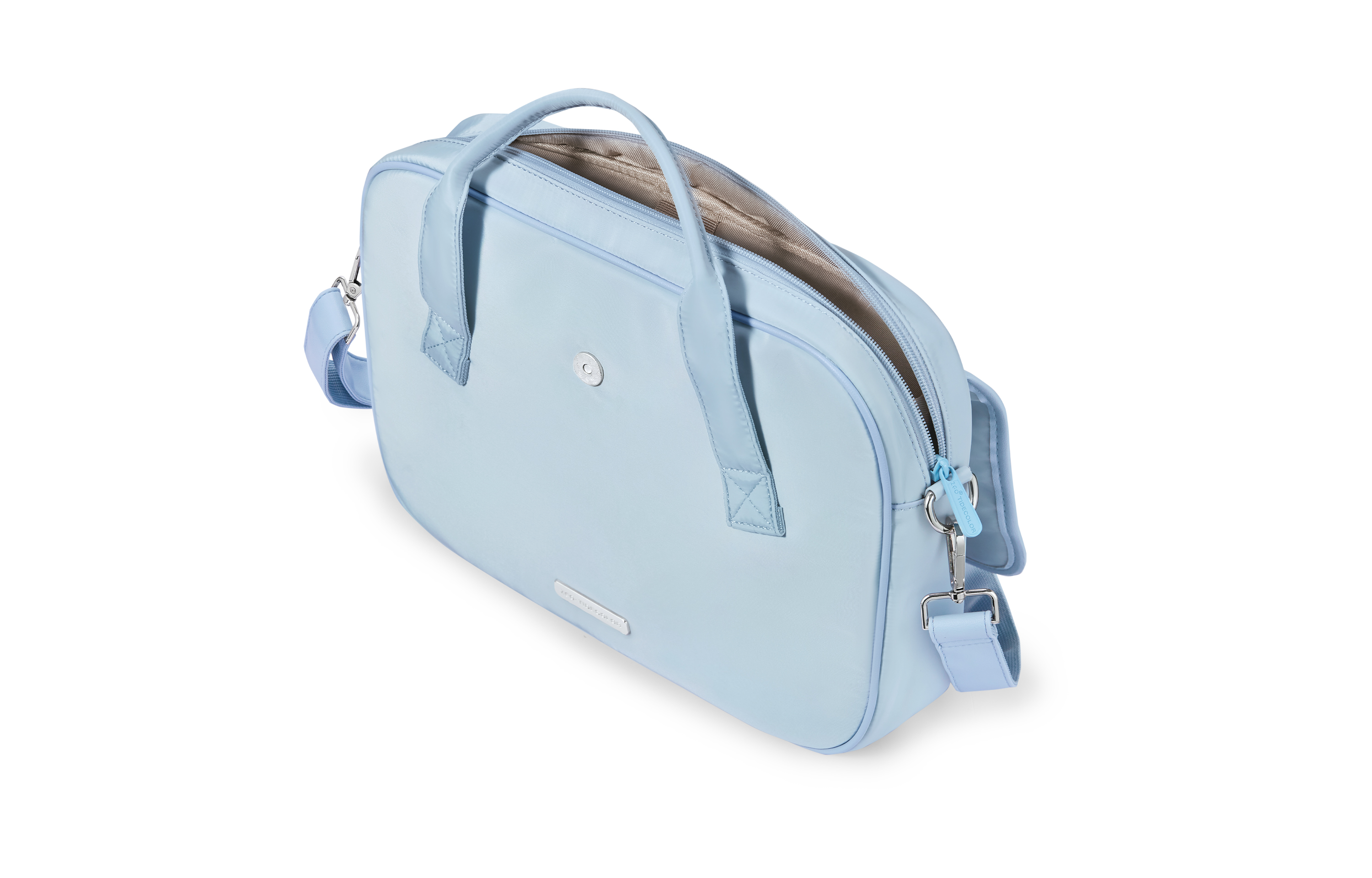 Сумка для ноутбука унисекс Zgo Yugui Dog PU светло-голубая