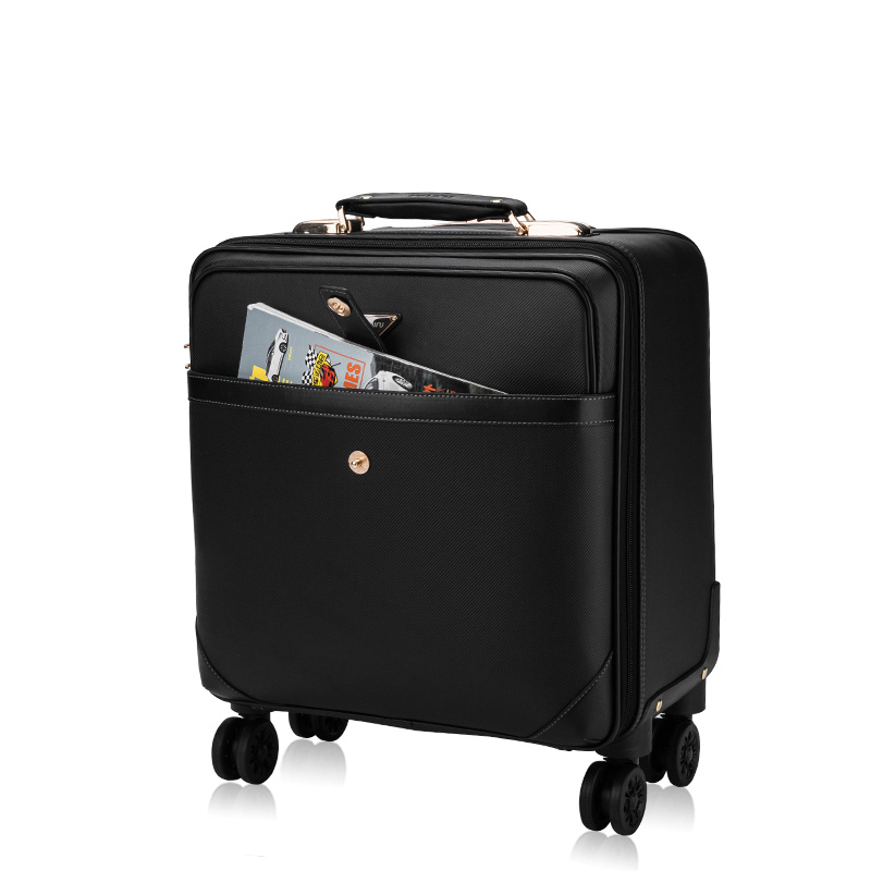 Чемодан мужской TGURU T216 черный, 16/18 дюймов