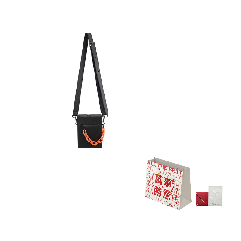 Сумка унисекс HAWA PU Box Bag черная, маленького размера