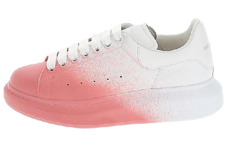 Кеды женские Alexander McQueen Oversized бело-розовые, 35 EU