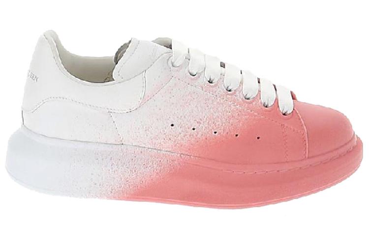 Кеды женские Alexander McQueen Oversized бело-розовые, 35 EU