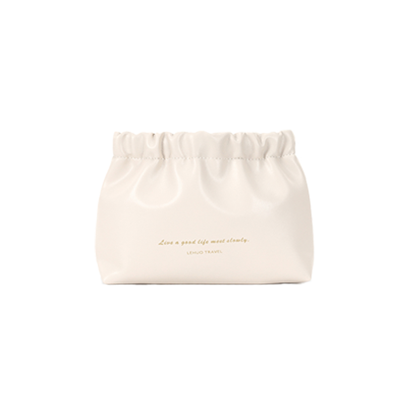 Косметичка унисекс LOHAS  водостойкая, белая/розовая