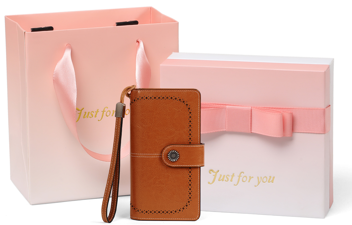 Кошелек женский VINEY W204C6HA коричневый винтажный