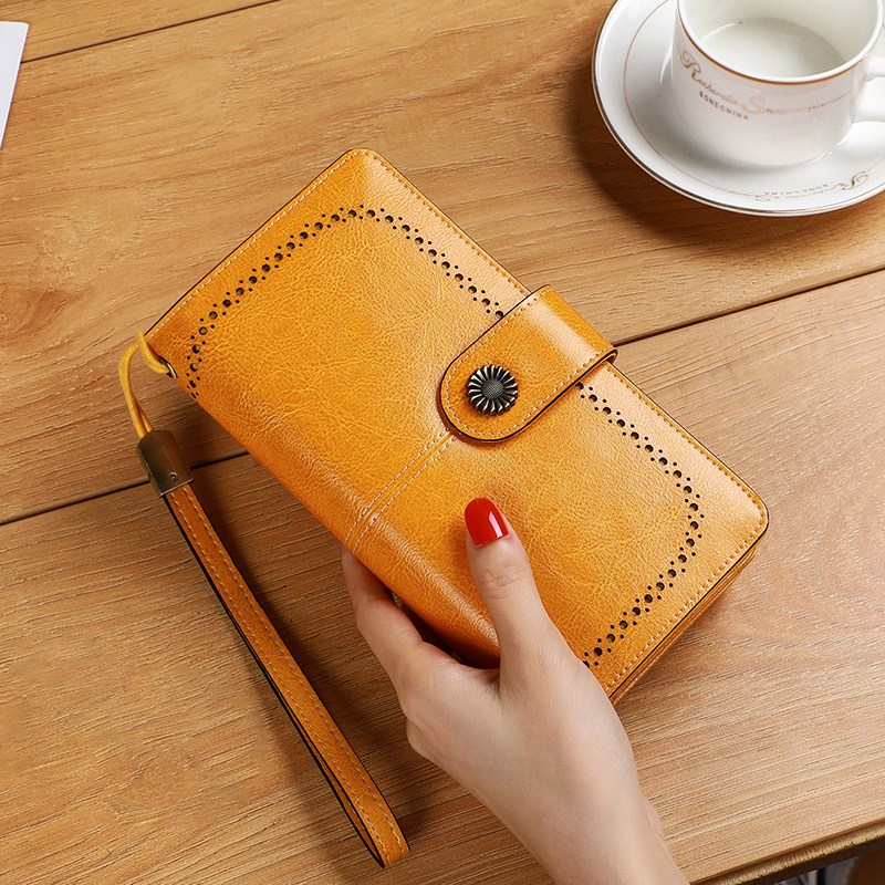 Кошелек женский VINEY W204C6HA коричневый винтажный