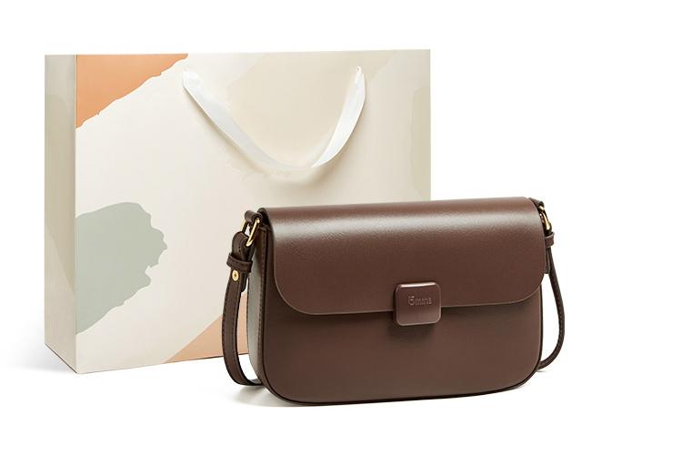 Плечевая сумка женская 15 MINS Tofu Bag черная, Medium EU