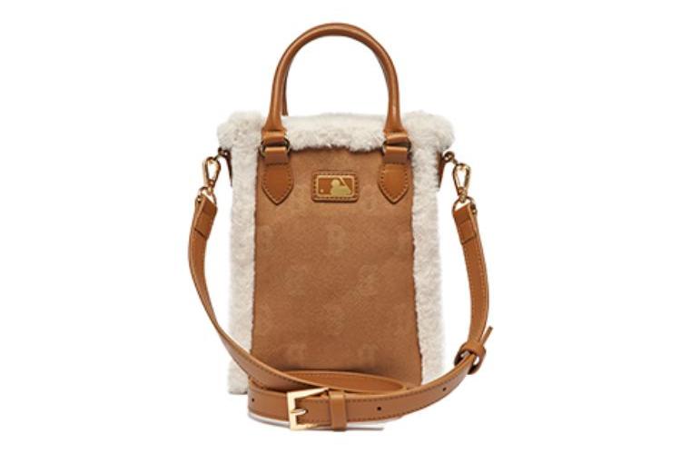 Сумка женская MLB Regular верблюжьего цвета (camel)