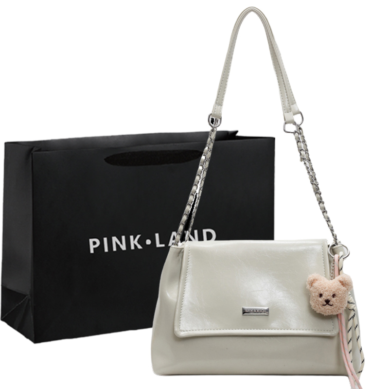 Сумка женская PINKLAND ZB-1718 черная, экрю, серая, розовая, хаки