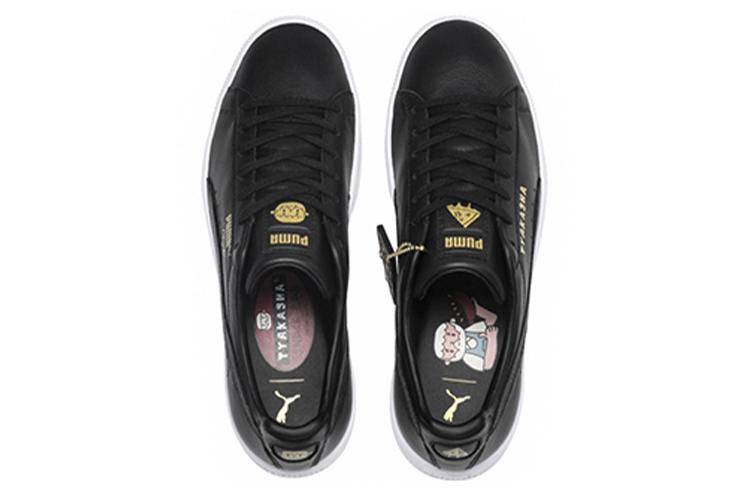 Кеды унисекс PUMA Tyakasha X Clyde черные, 36 EU