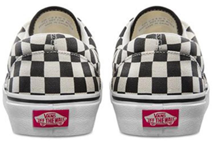 Кеды унисекс Vans Era Checkerboard Marshmallow Black, 34.5 EU