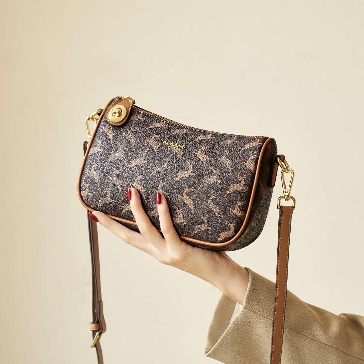 Сумка женская AOKANG BG703040 cocoa coffee