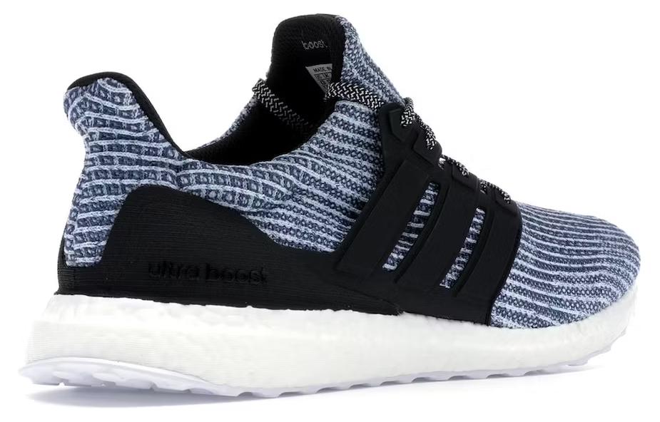 Кроссовки унисекс Adidas Ultra Boost 4.0 Parley Carbon Blue Spirit, 36 EU
