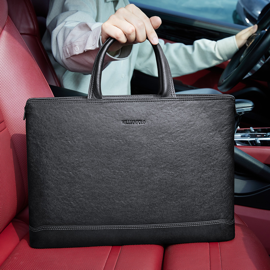 Папка для документов мужская WilliamPOLO POLO223175 черная, стандарт