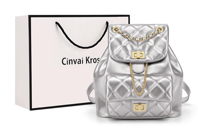 Рюкзак женский CinvaiKrose A022304S6692 черный/экрю