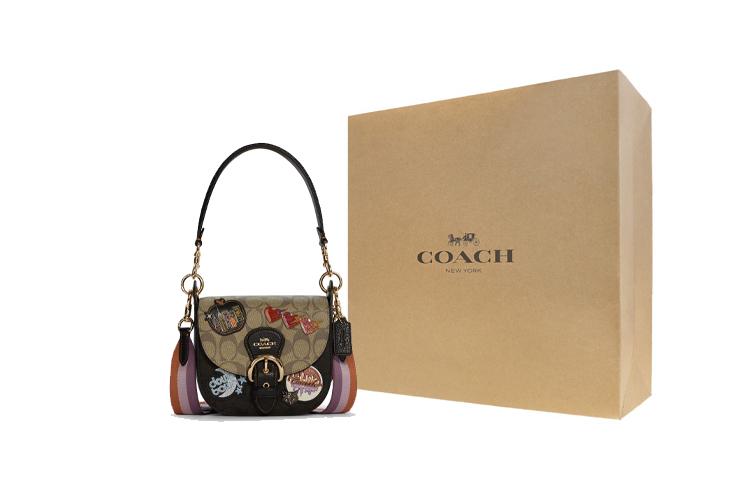 Сумка женская COACH Kleo черная и хаки