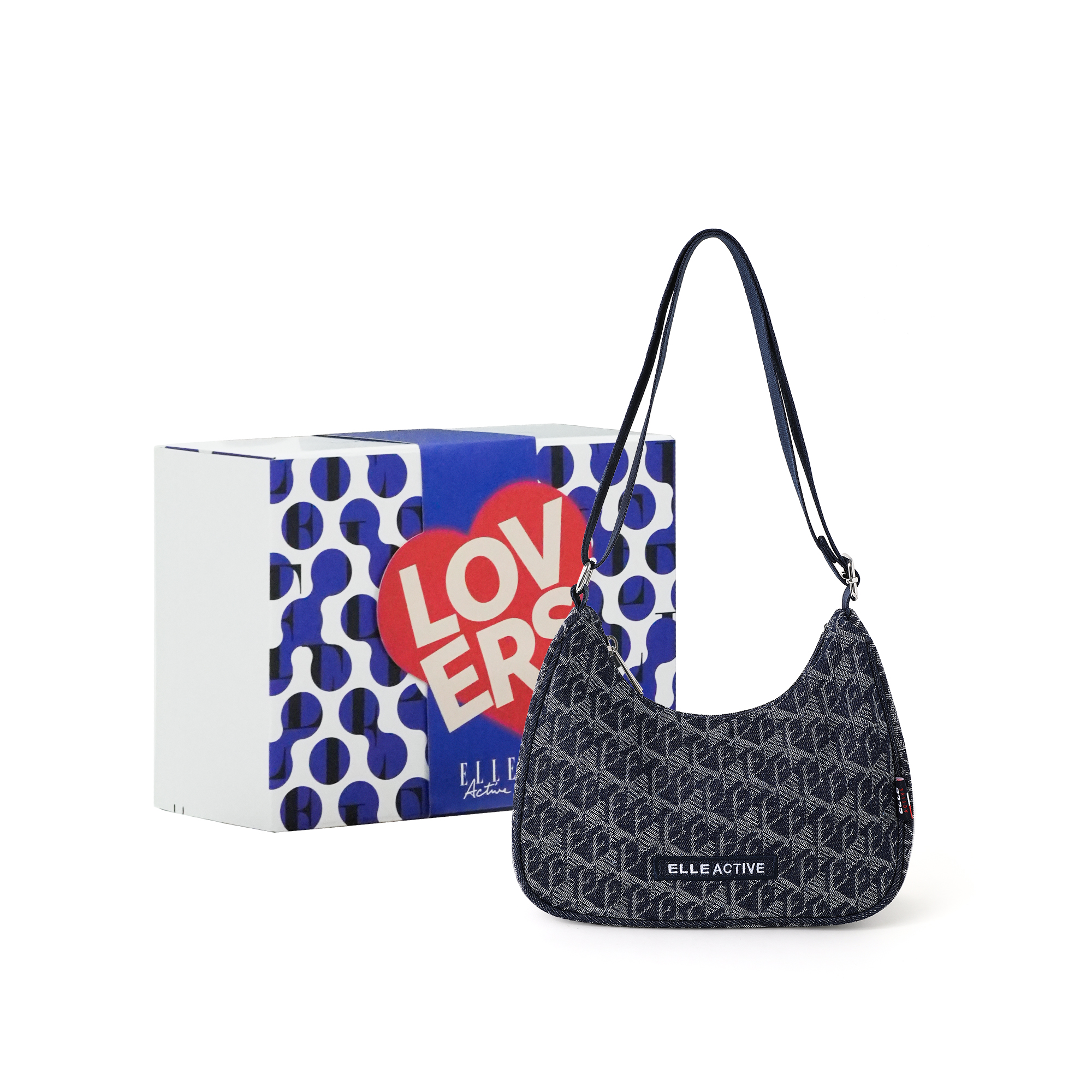 Сумка унисекс ELLE Active, синий деним